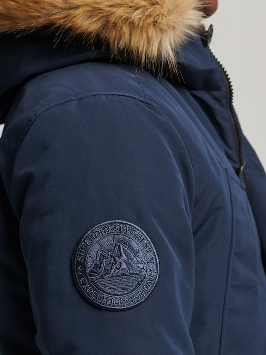 Everest Winter Jacket Parka Navy Blue