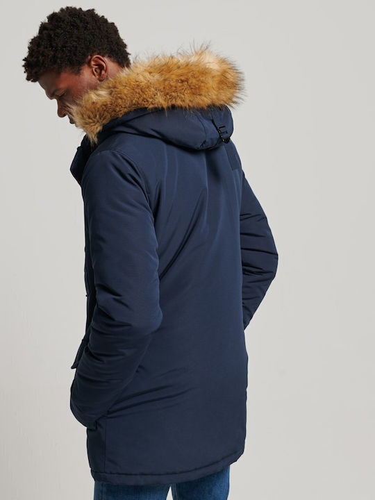 Everest Winter Jacket Parka Navy Blue