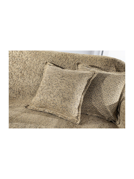 Guy Laroche Four-Seater Sofa Throw 2 Sides Matis 180x350cm Beige
