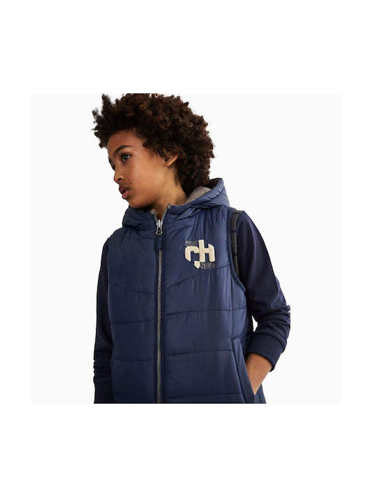 Canada House Boys Quilted Coat Double Sided Sleeveless