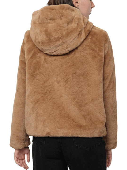 Vero Moda Women's Fur Brown