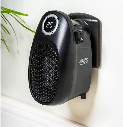 Adler Αερόθερμο Δωματίου Δαπέδου Μαύρο 1500W