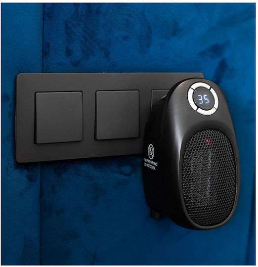 Adler Αερόθερμο Δωματίου Δαπέδου Μαύρο 1500W