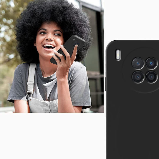 Erbord Back Cover Σιλικόνης Μαύρο (Huawei Nova 8i)