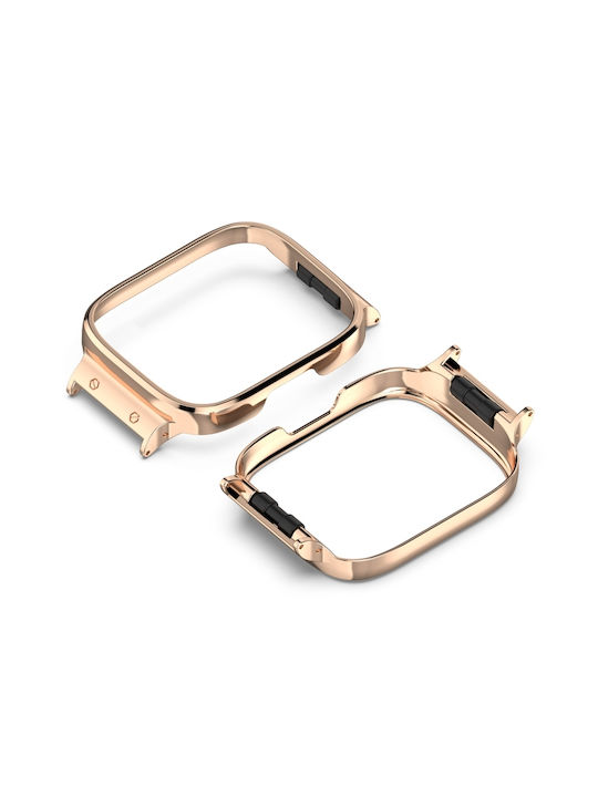 Μεταλλική Θήκη σε Ροζ Χρυσό χρώμα για το Redmi Watch 3 Active Μεταλλική Θήκη σε Ροζ Χρυσό χρώμα για το Redmi Watch 3 Active