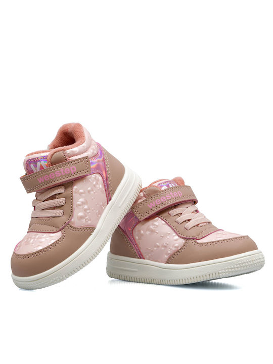 Weestep Kids Sneakers High Pink