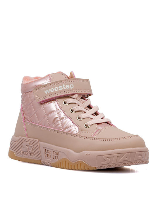 Weestep Kids Sneakers High Pink