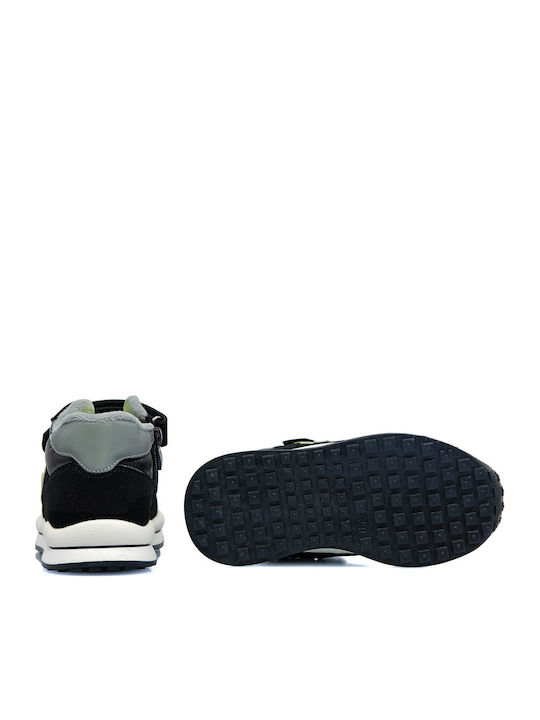 Kinder Sneakers Hoch mit Klettverschluss Schwarz