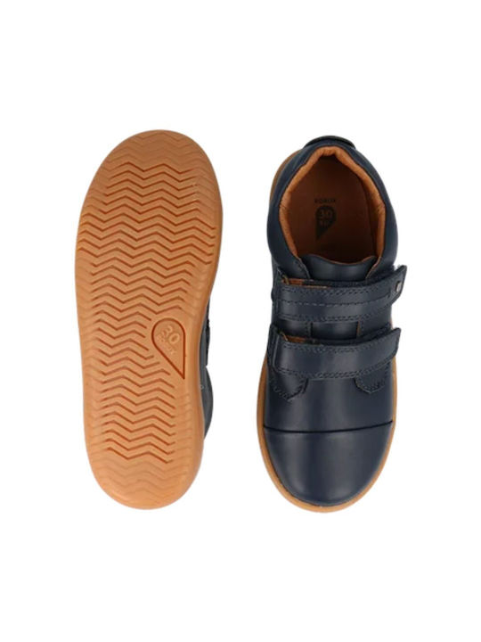 Kids Sneakers with Scratch Navy Blue