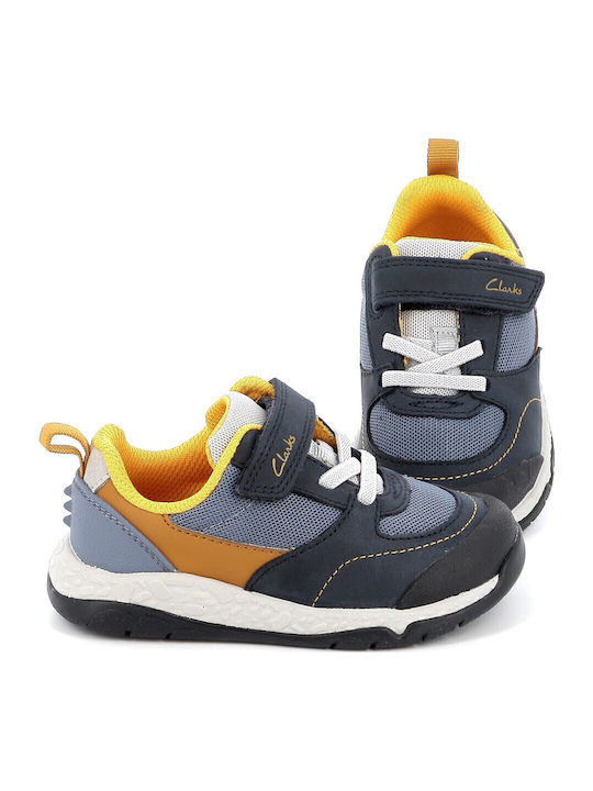 Stride Kids Sneakers Anatomic with Scratch Blue