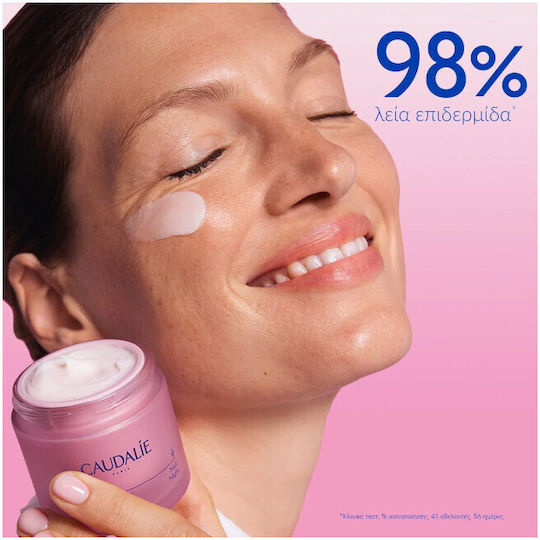 Caudalie Resveratrol-Lift Firming Κρέμα Προσώπου Νυκτός για Αντιγήρανση & Σύσφιξη με Υαλουρονικό Οξύ & Κολλαγόνο 50ml