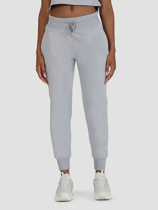 Superstacy Hohe Taille Damen-Sweatpants Jogger Gray