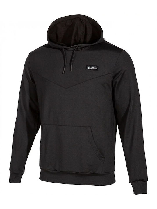 Joma Men's Sweatshirt with Hood Black