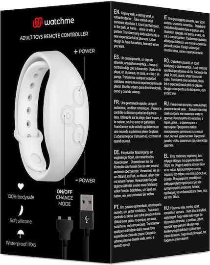 WatchMe Wireless Technology Watch Δονητής με Remote Control Μαύρος