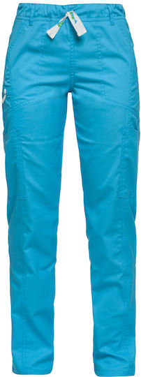 Palltex Unisex Medizinische Hosen Blau aus Baumwolle und Polyester