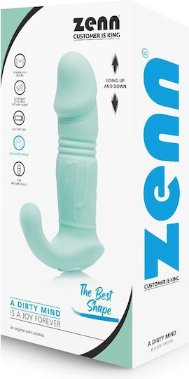 Zenn Mini Κλειτοριδικός Δονητής με Απομακρυσμένο Έλεγχο 15cm Τιρκουάζ