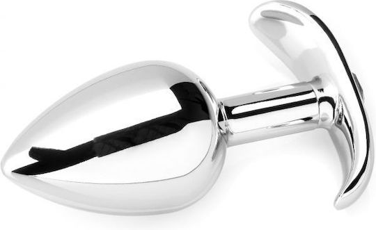 Zenn Smooth Metal Anal Plug Mittel Silver 8.3cm