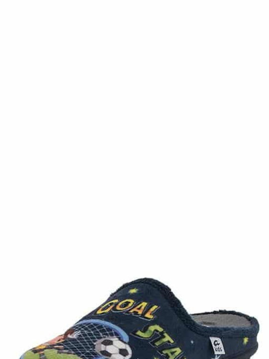 Meridian Boys Slippers Navy Blue