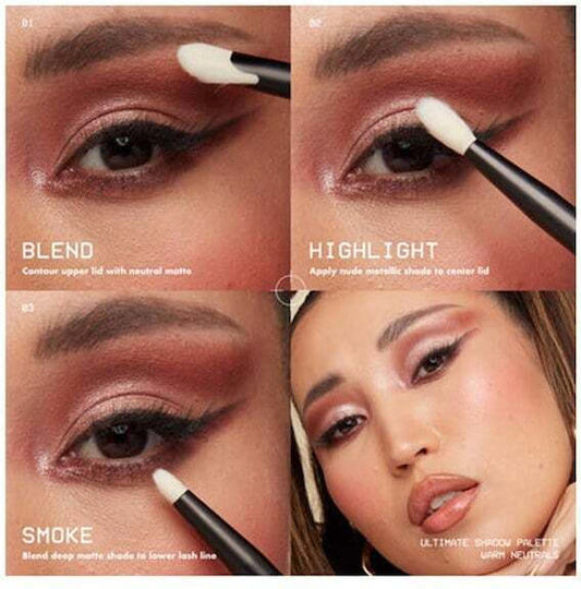 NYX Professional Makeup Ultimate Eye Shadow Palette Matte in Creamy Form 05 Warm Neutrals 0.83gr