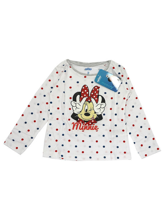 Disney Kids Pyjamas Winter Cotton Gray Minnie Mouse