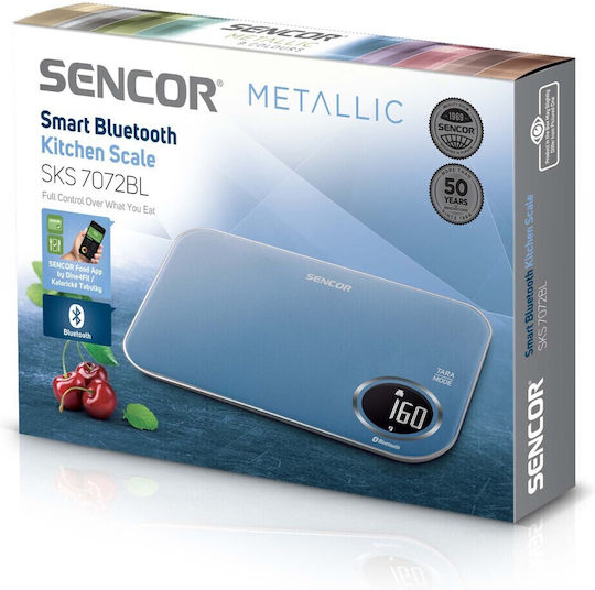 Sencor Ψηφιακή Ζυγαριά Κουζίνας έως 5kg Γαλάζια