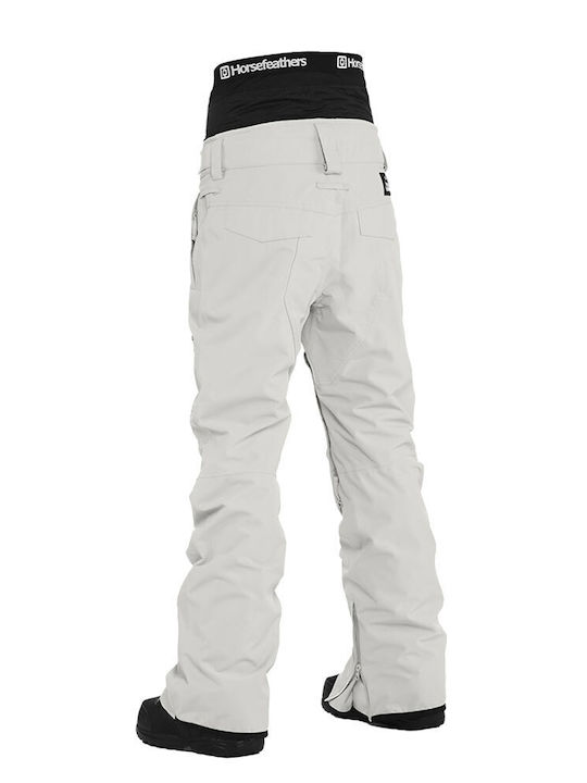 Horsefeathers Lotte OW217G Women's Trousers for Ski & Snowboard Gray