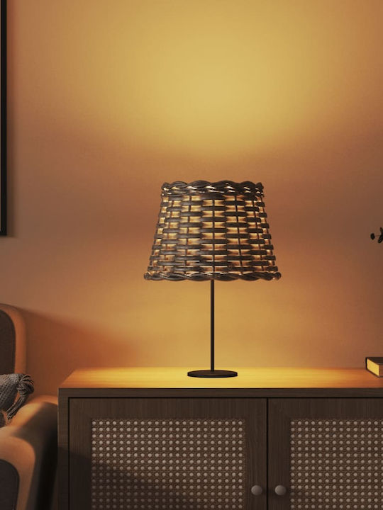 vidaXL Round Lamp Shade Brown with Diameter 20cm