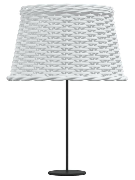 vidaXL Rotund Abajur Alb cu Diametru 45cm