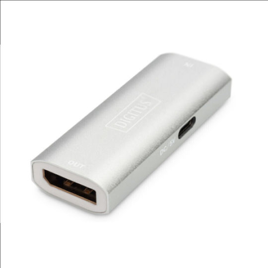 Digitus USB-C / DisplayPort 1.4 / USB-A Docking Station με 4K PD Ethernet Μαύρο (DS-55524)