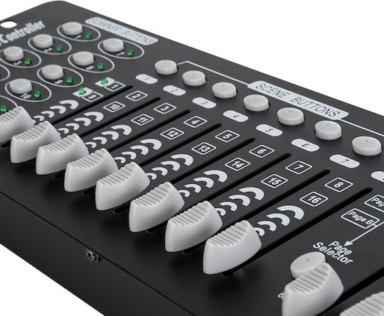 GloboStar DMX Controller Lighting Console with 192 Control Channels / 10 XLR Inputs