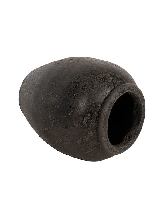 HomeMarkt Διακοσμητικό Βάζο Keramik Sparta Gray 21x21x49cm 1Stück
