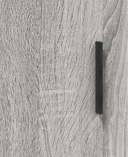 Bibliotecă Gri 69.5x34x180cm