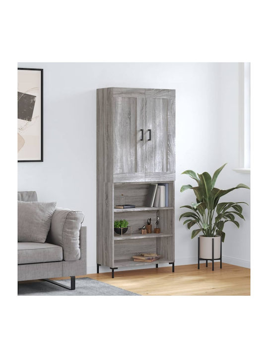 Bibliothek Grey 69.5x34x180cm