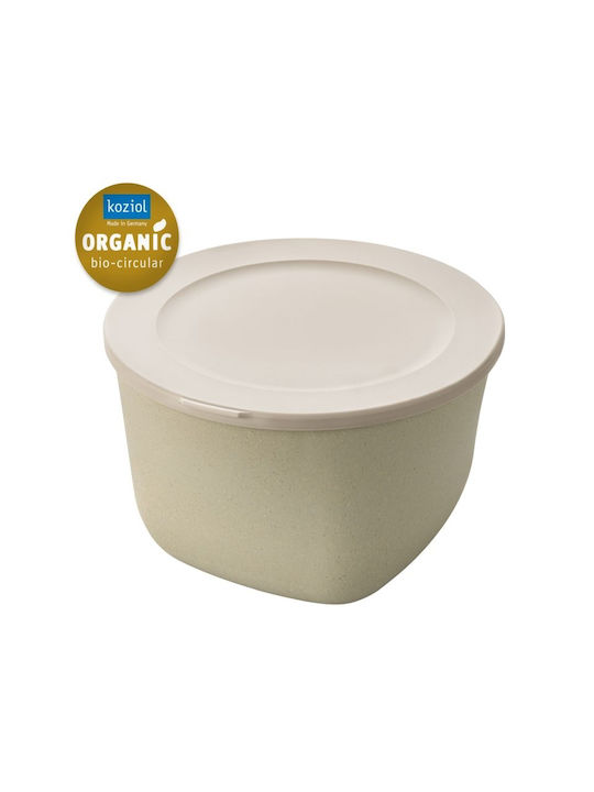 Koziol Microwave Plastic Lunch Box Beige 1000ml