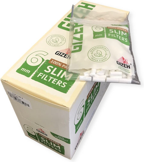 Gizeh Filtertips Biologisch abbaubar 6mm 120x1Stk