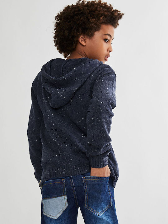 Kinderstrickjacke Baumwolle mit Kapuze MAREN