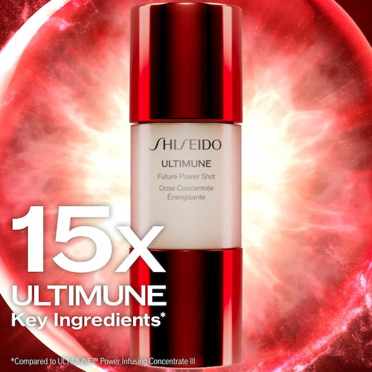 Shiseido Ultimune Future Power Shot Moisturizing & Anti-aging Serum Face for Detoxification & Nourishment 15ml