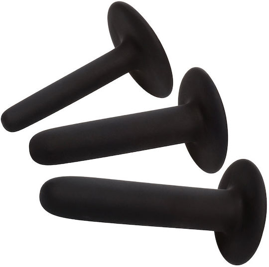 Calexotics Boundless Silicone Pegging Harness με Dildo σε Μαύρο Χρώμα