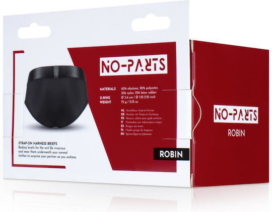 No Parts Harnașament în Culoare Negru