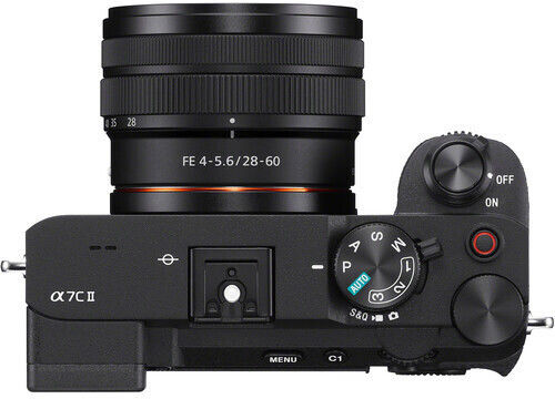 Sony A7C II Mirrorless Cameră Kit (FE 28-60mm F4-5.6) Neagră