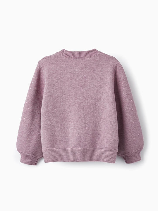 Zippy Kids Sweater Long Sleeve Purple