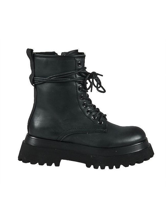 Elenross Women's Combat Boots Black