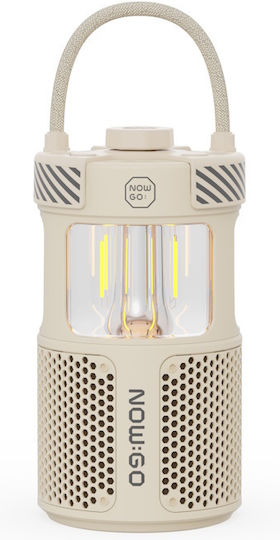 Now:go F1 Lanternă Reîncărcabilă Pentru Camping Waterproof Cu Powerbank 20W Bej