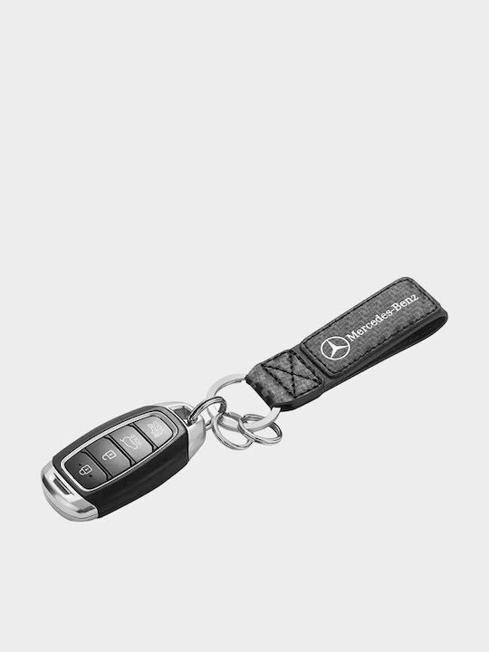 Mercedes-Benz Μπρελόκ Δερμάτινο Μαύρο