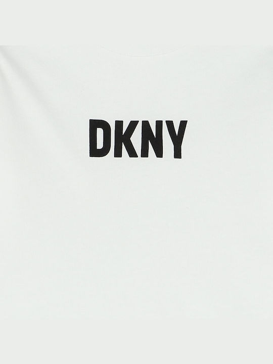 DKNY Παιδική Μπλούζα Μακρυμάνικη Λευκή