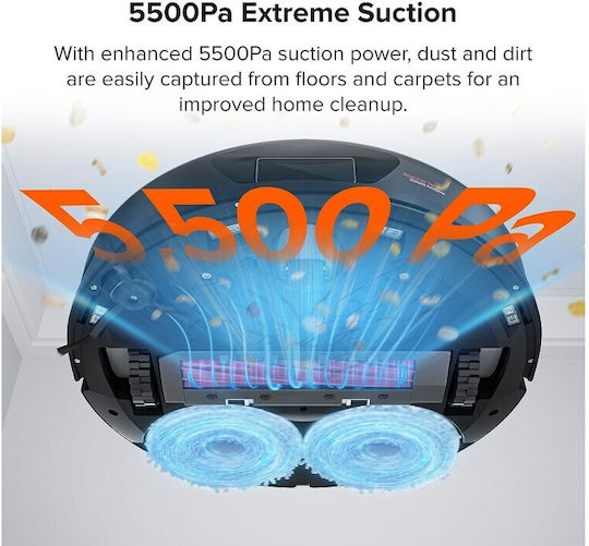 Roborock Q Revo Robot Vacuum for Vacuuming & Mopping with Mapping and Wi-Fi Black