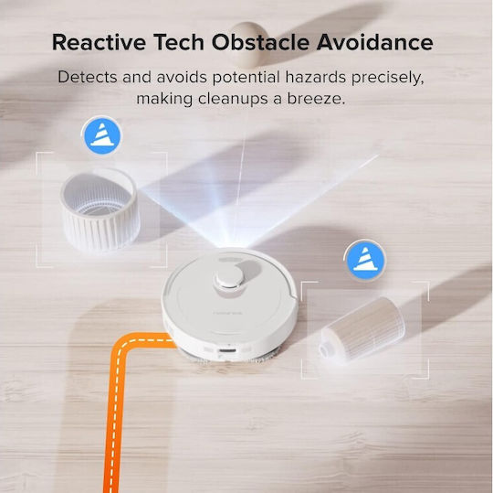Roborock Q Revo Aspirator Robot pentru Aspirare & Spălare cu Cartografiere și Wi-Fi Albă