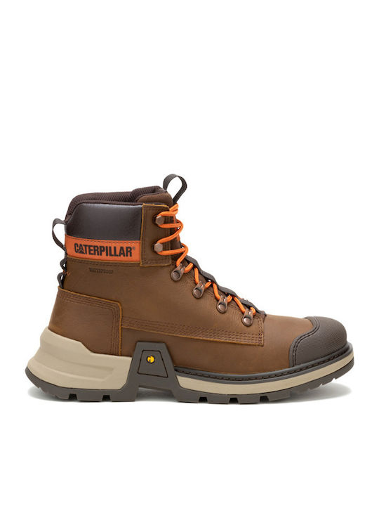 CAT Colorado Expedition Men's Brown Hiking Shoes