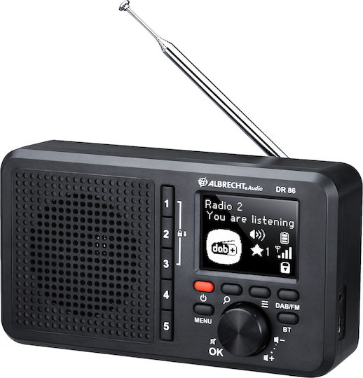 Albrecht DR 86 Портативно Радио Акумулаторно DAB+ с USB Черно