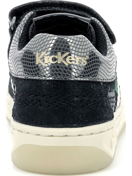 Kalido Παιδικά Sneakers με Σκρατς Μαύρα